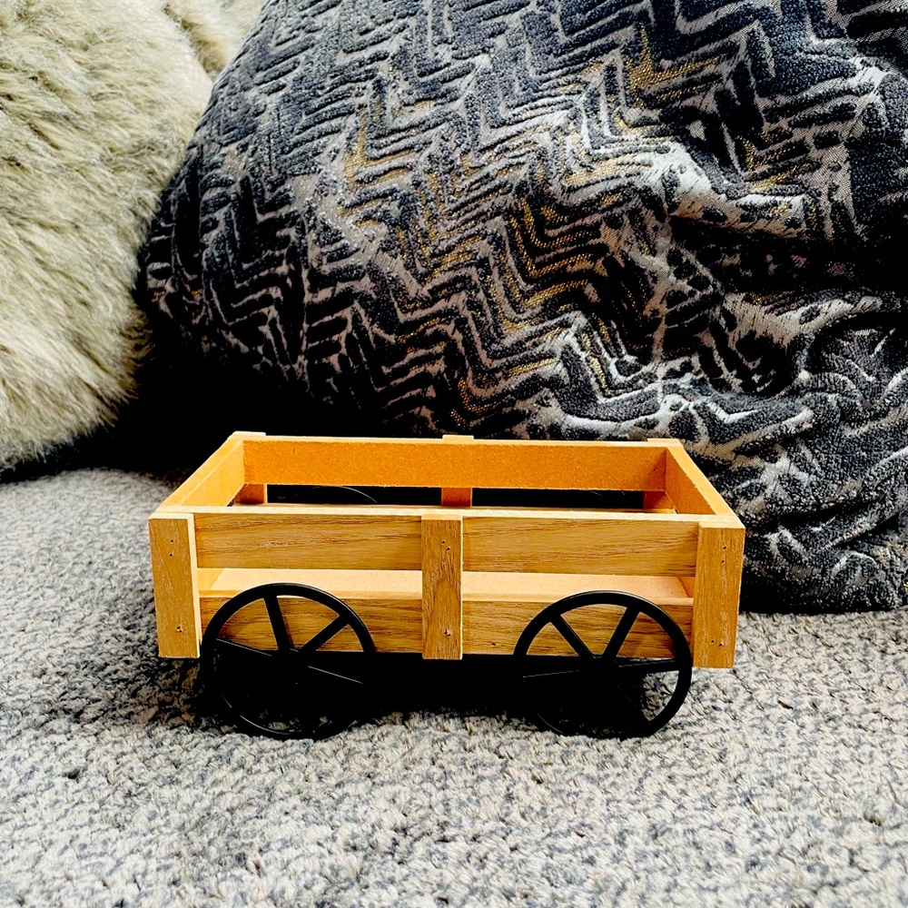 Small Wooden Wagon.